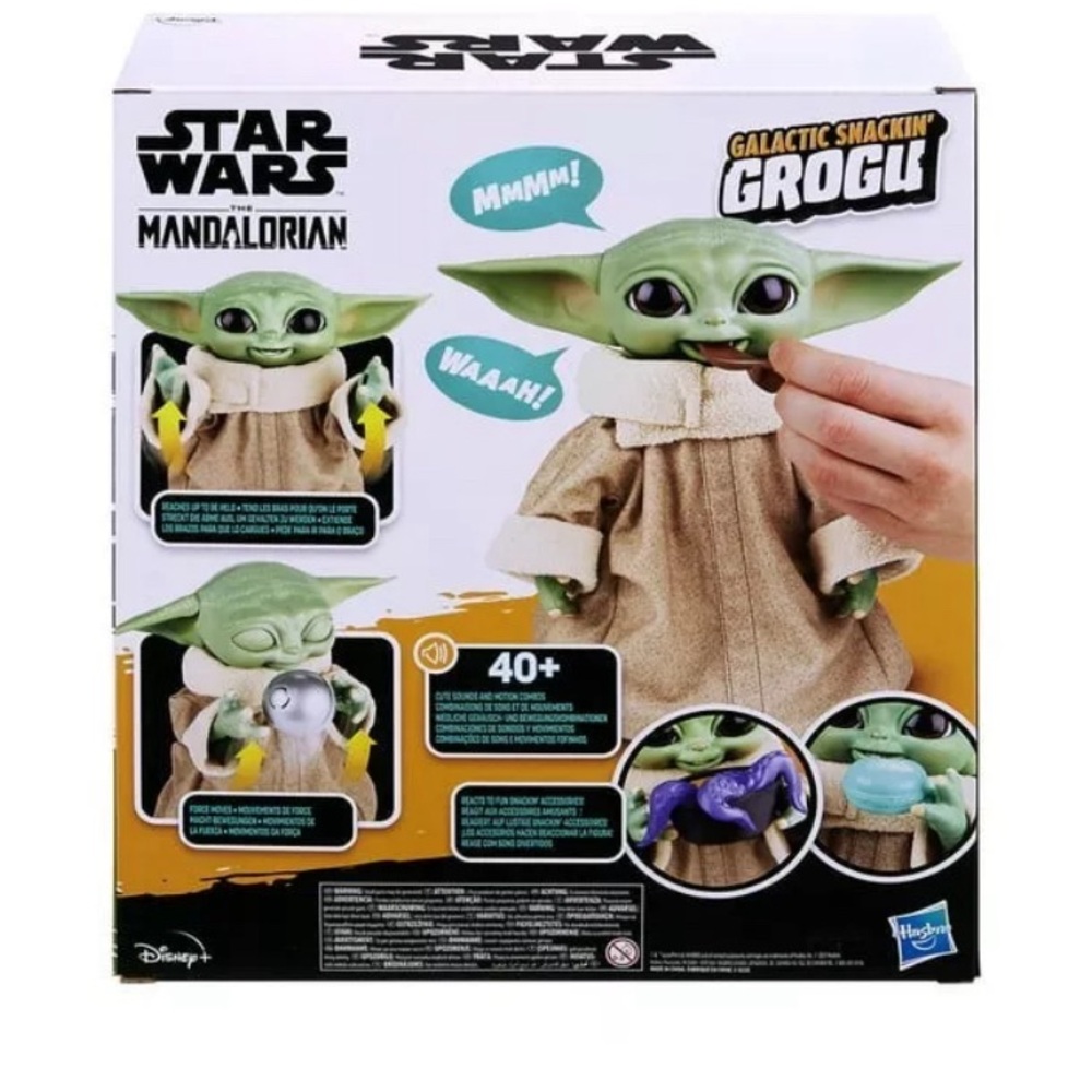 Star Wars Galactic Snackin Grogu Animatronic Toy Figure Brand NEW Factory Sealed